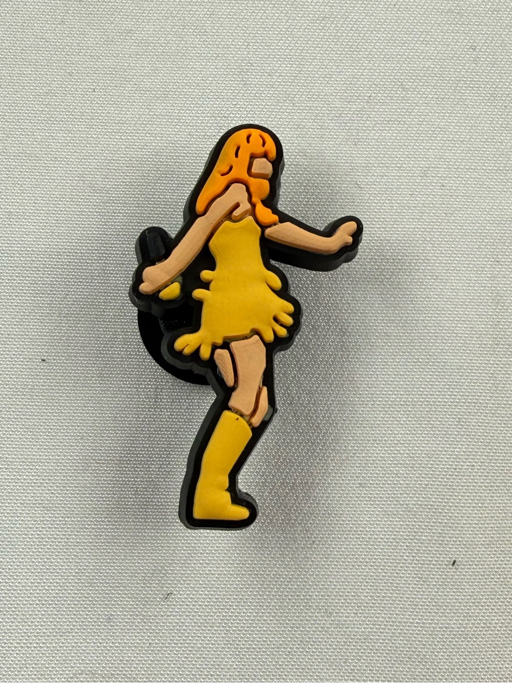 Taylor Swift Yellow Dancer Enamel Croc Charm
